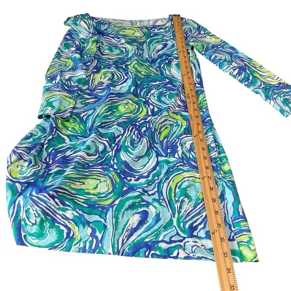 Lilly Pulitzer 100% Pima Cotton Printed Dress – Long Sleeves – Size XS - Picture 7 of 8